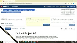 Famous #Access 2021 In Practice - Ch 1 Guided Project 1-2|SIMnet|Access Assignment 2021 In Practice Wealth