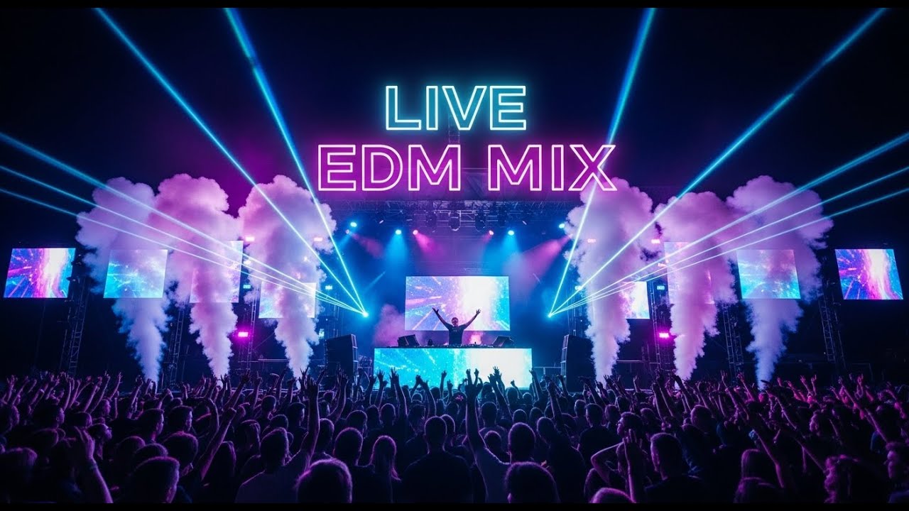 LIVE Electronic Dance Party | High Energy Beats & Night Flow.