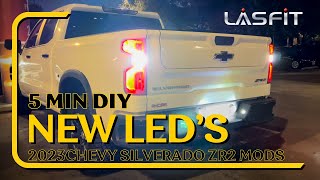 2023 Chevy Silverado ZR2 Mods -- NEW LED's (5 Min DIY) from LASFIT