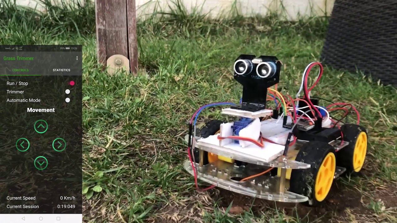 Robot App Android - YouTube