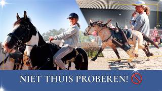 Wordt Benthe lid van een PAARDENSTUNTTEAM!?🔥 | PaardenpraatTV