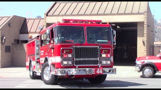 (Airhorn) LAFD Engine 44 Responding