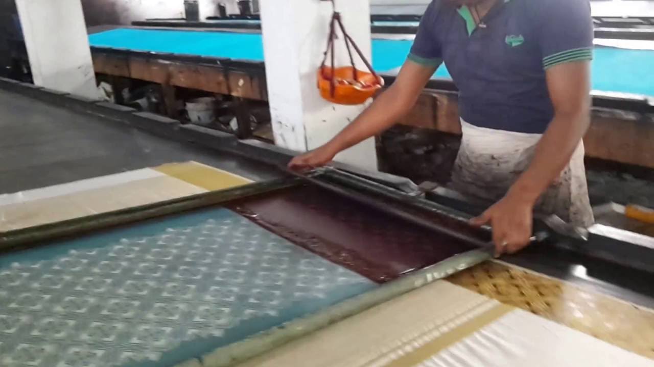 Screen printing - YouTube