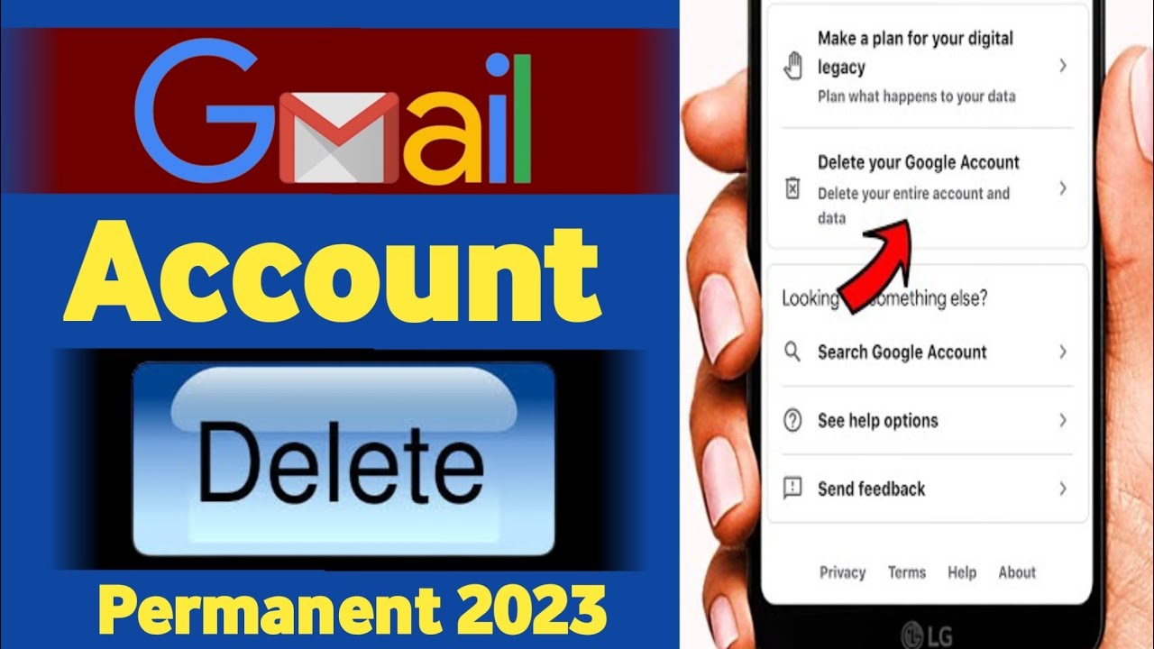 Gmail account kaise delete kare 2023 | How to delete gmail account 2023 ...