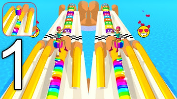 Beauty Run - Gameplay Walkthrough Part 1 - Tutorial All Level 1-21 (iOS, Android GamePlay)