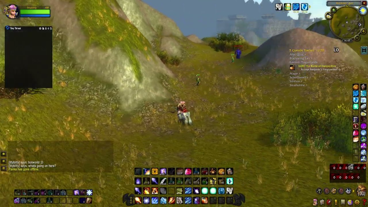 WOW Classic - Mage bot farm - Arathi Highlands 2025-08-23