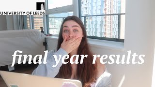 opening my FINAL YEAR university results live + dissertation grade, university results reaction 2022