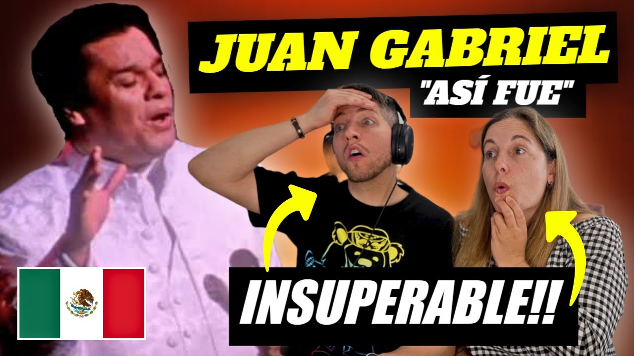 JUAN GABRIEL - ASI FUE | ESPAÑOLES REACCIONAN a MÚSICA MEXICANA POR PRIMERA VEZ