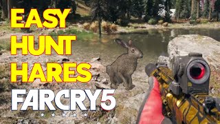 how to hunt a hare/rabbit in far cry 5