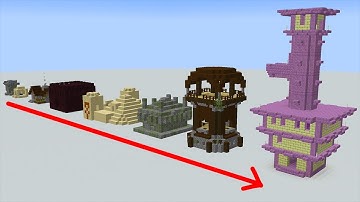 all minecraft structures in 2 min 15 sec