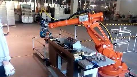 Golden laser ABB Robot Arm Laser Welding Machine for Hair Group