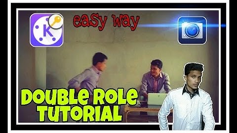 How to make double role effect#kumar tech.#kinemaster tutorial