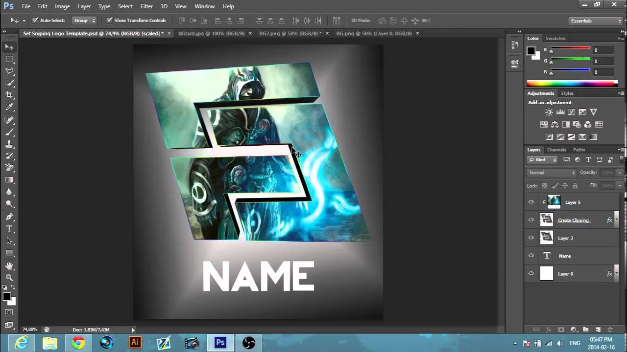 set sniping logo 2014 psd download youtube