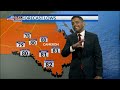 Forecast highs on  Thursday