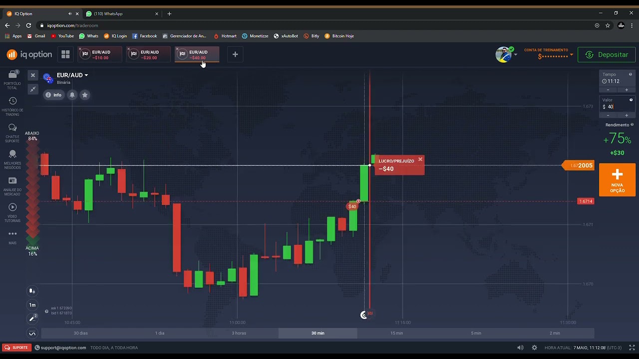 Como fazer Martingale   Gale de sala de sinais IQ OPTION 2022