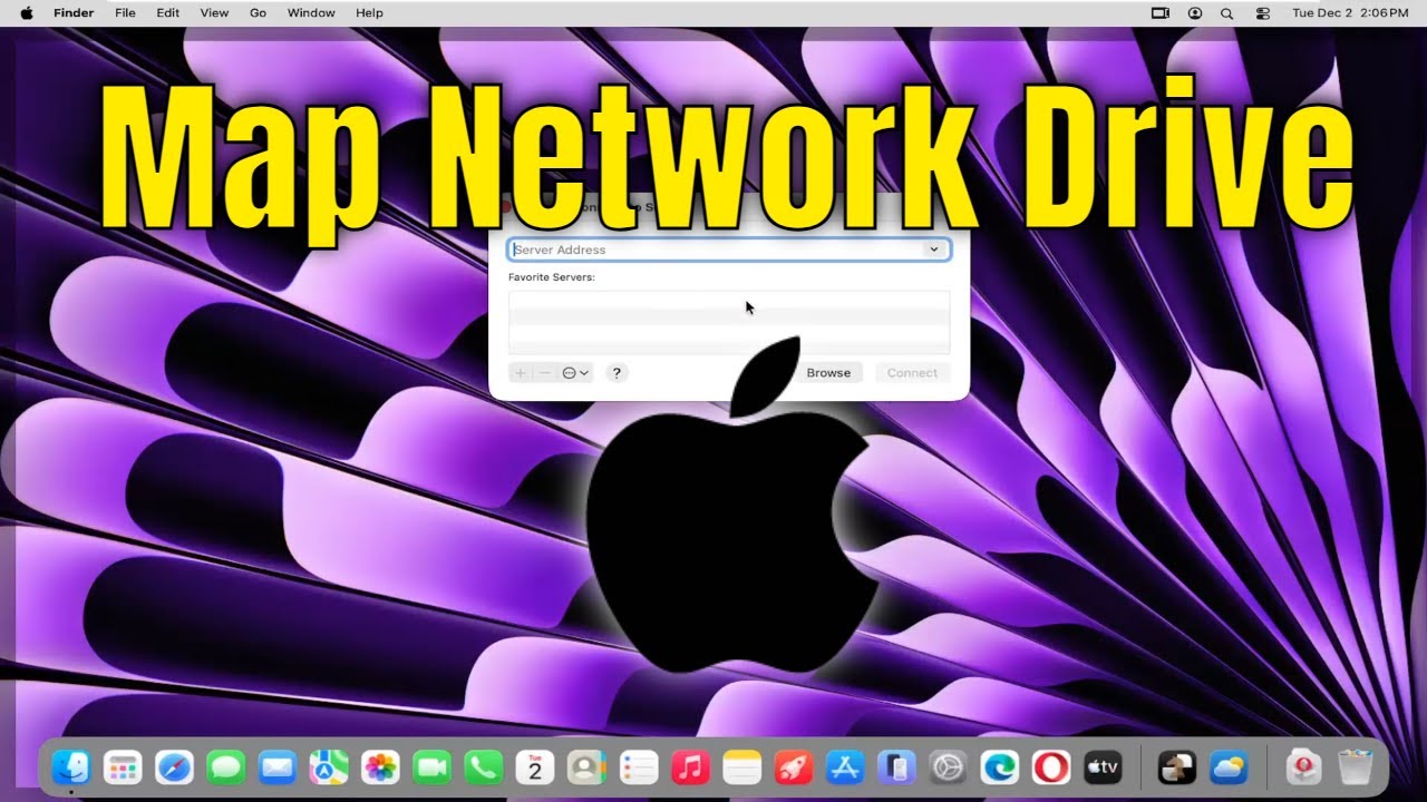 How to Map Network Drive on MacBook [Guide] - YouTube