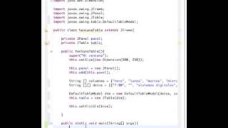 Celebrity JTable, lo básico [tutorial de Java] Profile