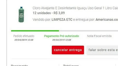 Como cancelar pedido americanas por telefone?