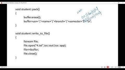 17ISL68 File Structures lab program 4