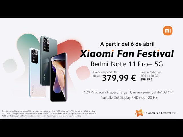 Compra el Redmi Note 11 Pro 5G: Cámara de 108 MP, Xiaomi España