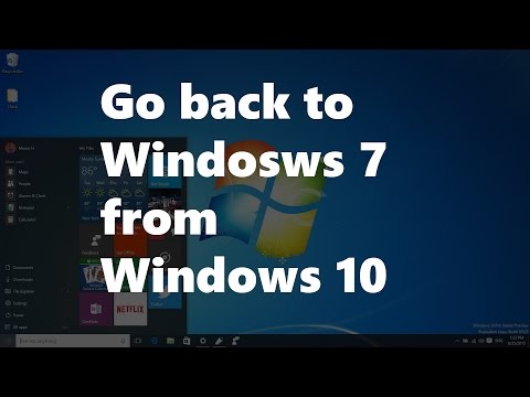 How to uninstall Windows 10 and go back to Windows 7