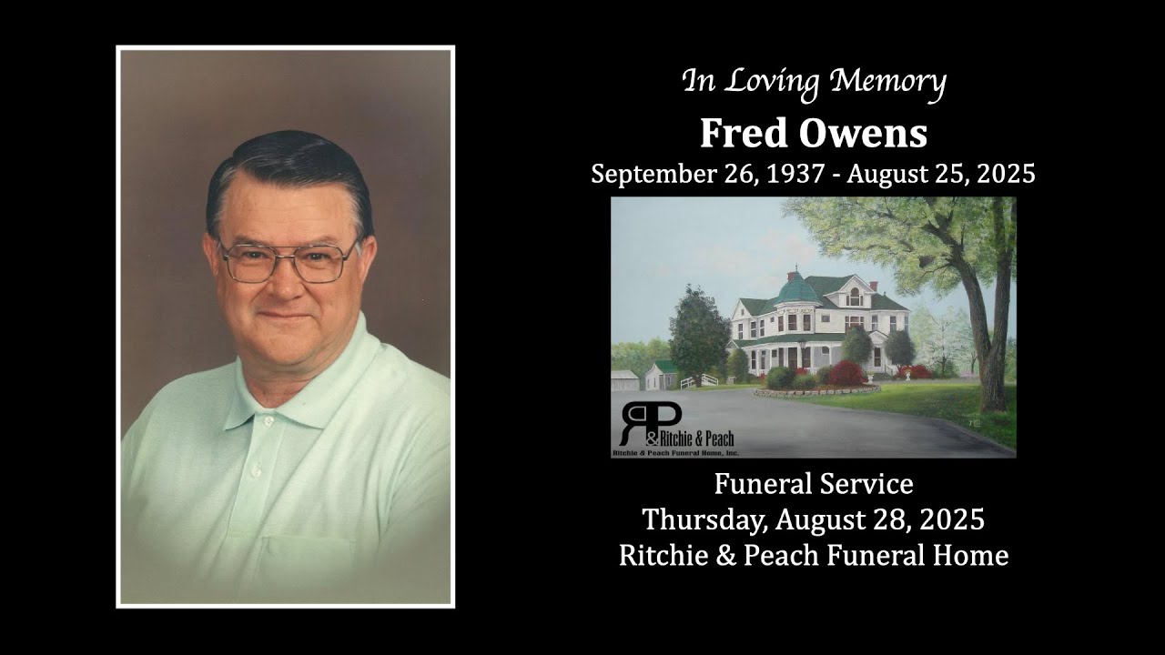 Fred Owens Funeral Service - YouTube