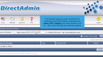 16) How to create a Domain Pointer in Direct Admin by Gecko Websites