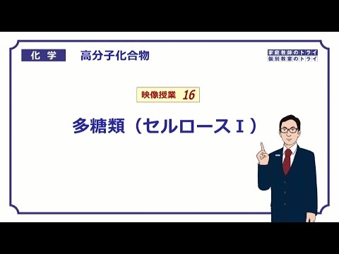 【高校化学】　高分子化合物16　多糖類（セルロースⅠ）　（８分）