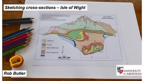 Sketching cross-sections - Isle of Wight