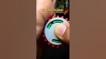 3D-Printed Fidget Toy-Clicker Coin. #3dprinting #fidget #toy