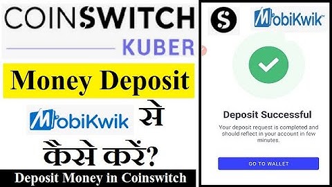 How To Deposit Money in Coinswitch by Mobikwik (UPI) | CoinSwitch me Mobikwik se deposit Kaise Karen