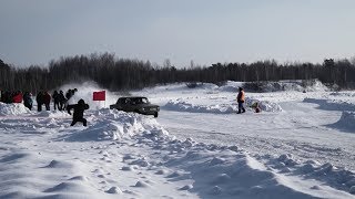 Ледовые гонки озеро Нефтехим. Томск 2018