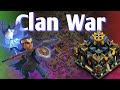 Clan War with root riders, RC charge &amp; Troop Launcher || COC || Clash Of Clans || Clash Dude