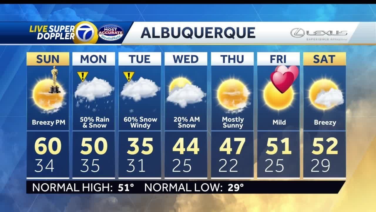 New storm targeting New Mexico with rain, cold, wind and snow - YouTube