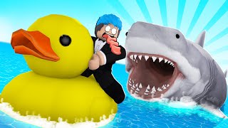 Shark Bite 2 | ROBLOX | TEAM DUCKLING FUNNY MOMENTS SA SHARK ATTACK! screenshot 5