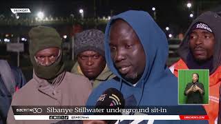 Over 200 mine workers who staged sit-in at Sibanye’s Kwezi shaft resurfaced