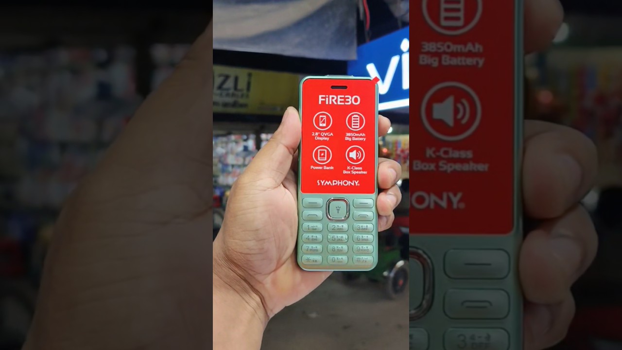 Symphony FiRE 30 | 3850 mAh Big Battery Feature Phone | 
