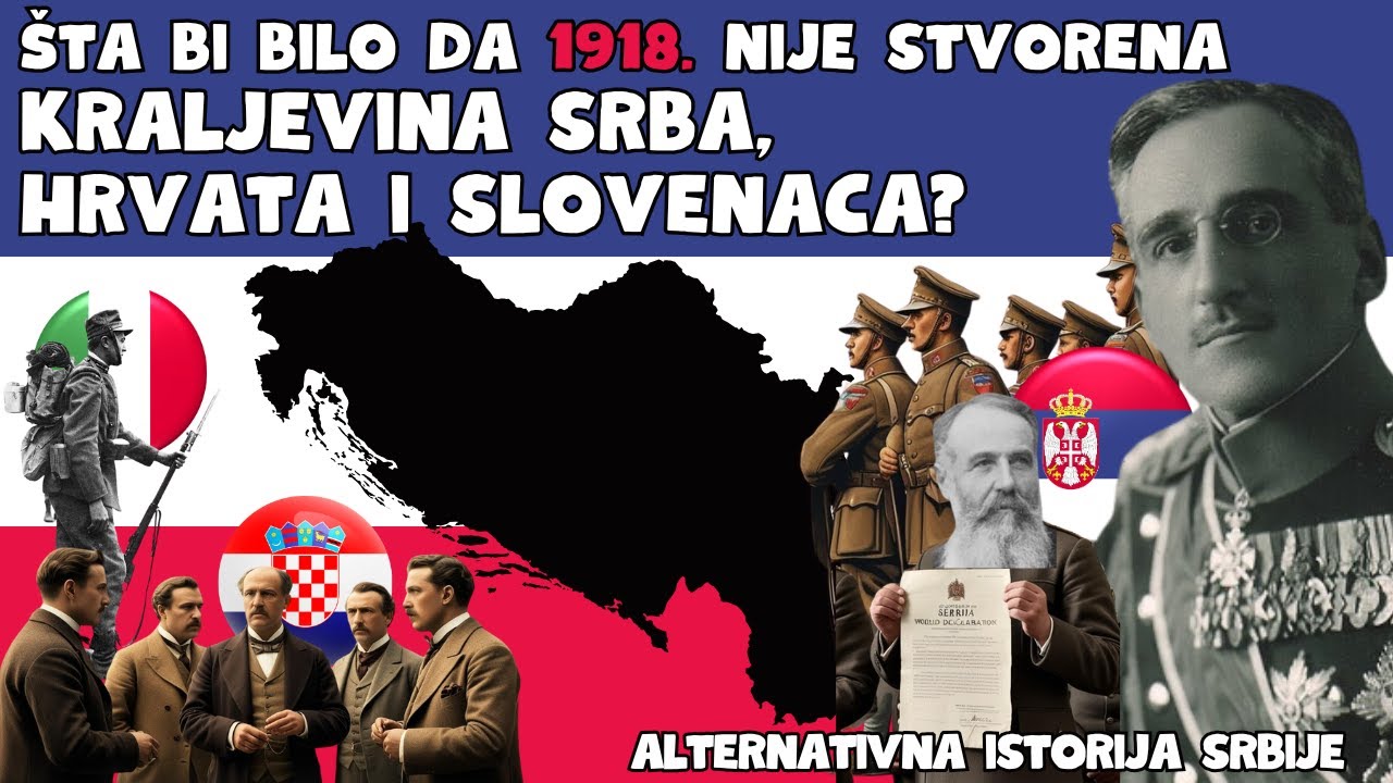 Šta bi bilo da 1918.godine nije stvorena Kraljevina SHS? Alternativna istorija Srbije. #istorija