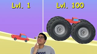 Carro gigante vs Carro miniatura na corrida de obstáculos!!! (Jogos de Celular - Wheel Scale) screenshot 5