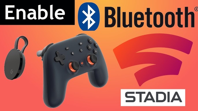 Fechamento De Uma Controladora De Jogos Do Google Stadia Sendo