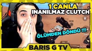 Barış G EN İYİ GLOBAL PUBG MOBİLE CLUTCLARINI İZLİYOR !! (1 CANLA NELER YAPILABİLİR ??)