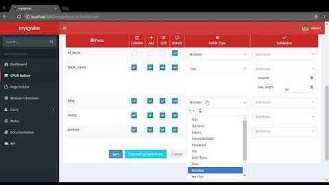 myIgniter - CRUD in just a minute