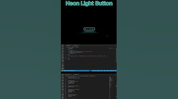 Vibrant neon colors glowing in the dark on a black background with HTML & CSS code snippets overlay.