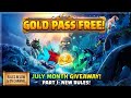 JULY MEGA GIVEAWAY! Win a FREE Gold Pass & Scenery! 🎁 #giftedbysupercell #coc #julyupdate #roadto5k
