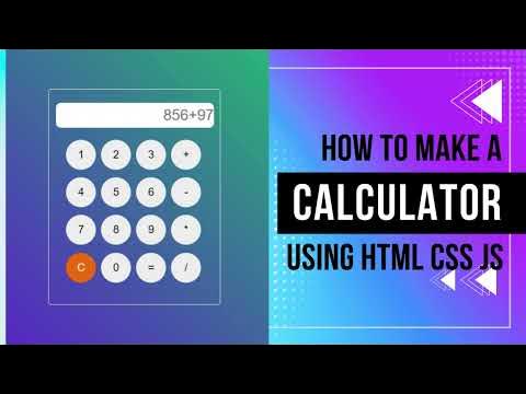 How to make a Calculator using HTML CSS and JavaScript | Beginners ...