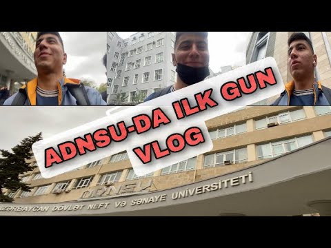 ADNSU-DA 1-ci kurs olaraq ilk gün. Yolda və Uni-də olanlar. (VLOG#1)