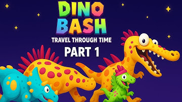 🦖 Dino Bash: Travel Through Time Walkthrough Part 1 | Mobile Gameplay (Android/iOS)