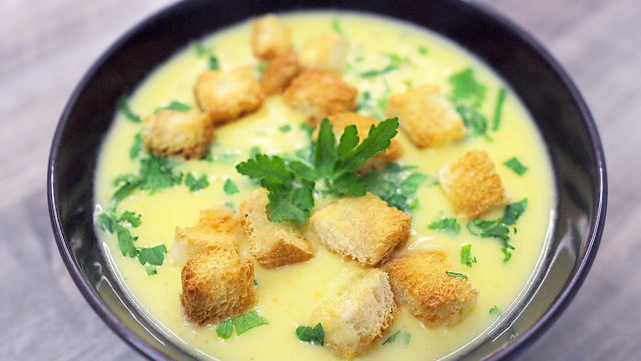 Zarte cremige Püreesuppe