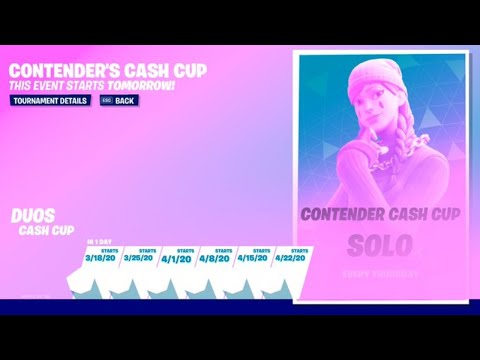 ¡Cash Cup Duos En Fortnite! - ¡Cash Cup Duos En Fortnite!