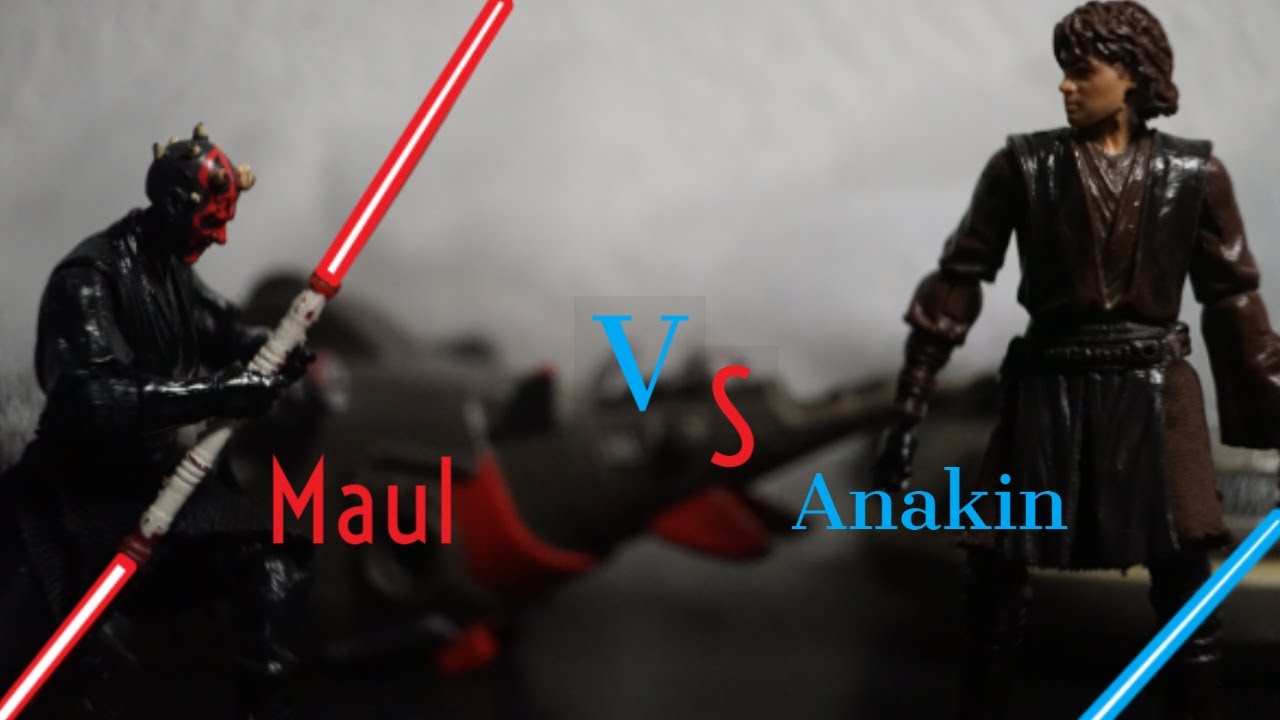 Anakin Skywalker Vs Darth Maul Star Wars Stop Motion Vs Series Youtube